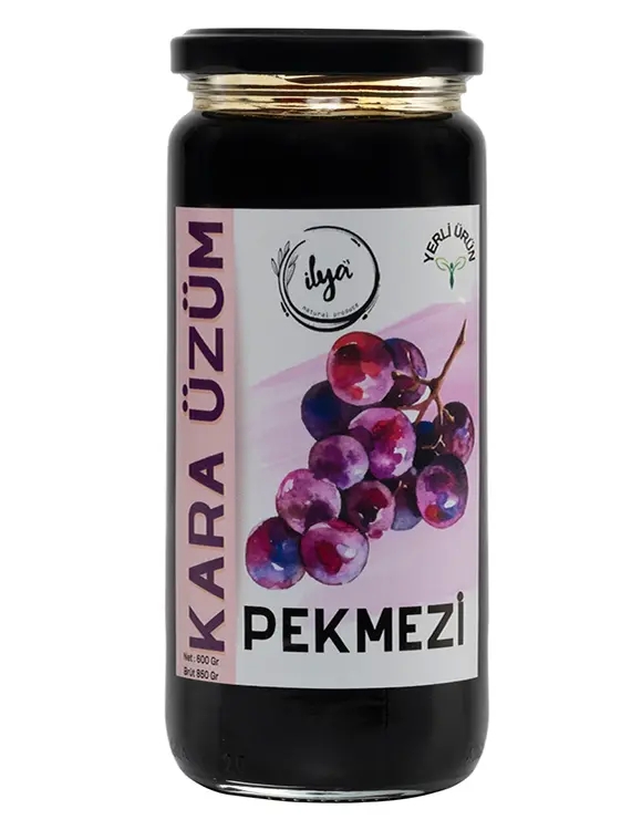 Şekersiz%20Kara%20Üzüm%20Pekmezi%20600%20Ml.