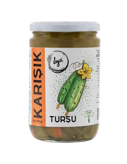 Karışık Kaşık Turşu (Domatesli) 600 Gr