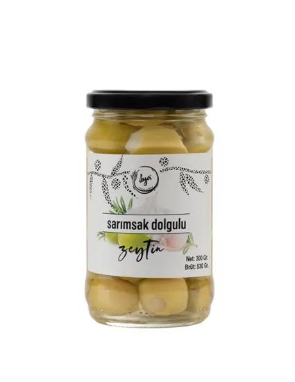 Sarımsak Dolgulu Yeşil Zeytin 300 Gr