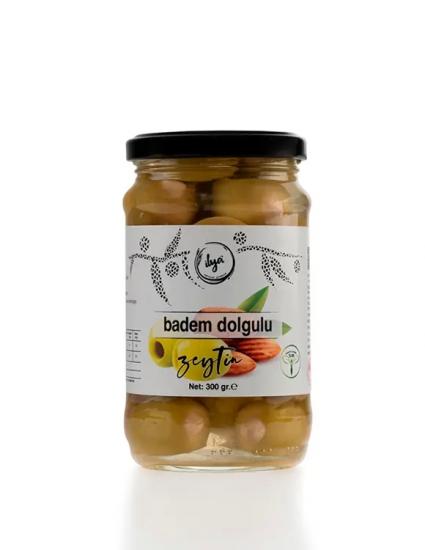 Badem Dolgulu Yeşil Zeytin 300 Gr