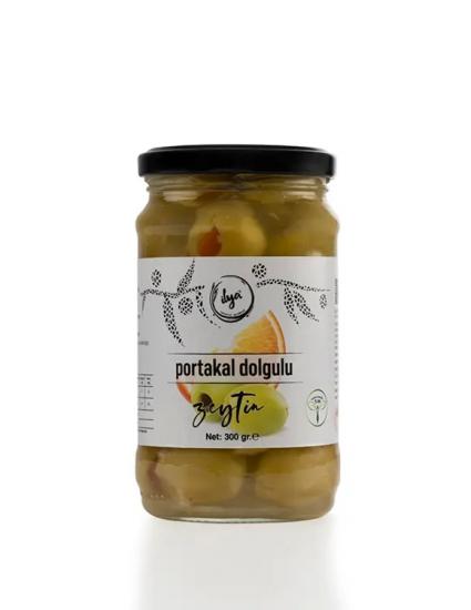 Portakal Dolgulu Yeşil Zeytin 300 Gr